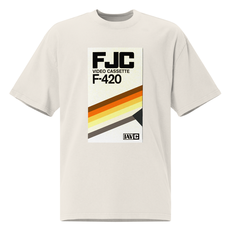 FJC VHS TAPE OVERSIZED SHIRT URSO COLOR – FrankJavCee